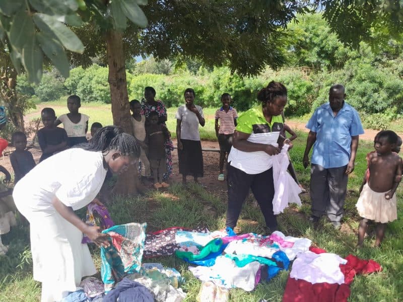 Donation of clothing and Shoes to Namwendwa Community